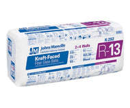R13 Wall Kraft Faced Fiberglass Batt Insulation 163.39-sq ft
