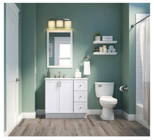 Load image into Gallery viewer, Merington 21.5-in 3-Light Brushed Nickel Transitional Vanity Light
