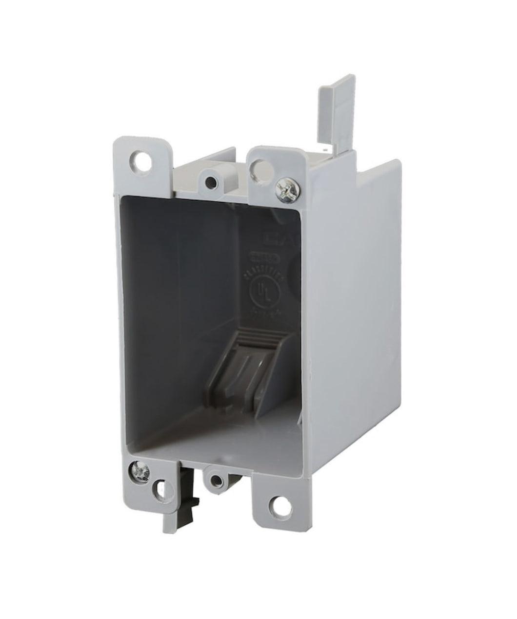 1-Gang PVC Old Work Switch/Outlet Electrical Box