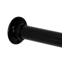 Load image into Gallery viewer, Project Source 1-5/16 In. Black Closet Rod Flange Set
