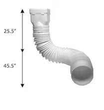 Load image into Gallery viewer, Spectra Universal Ground Spout Extension White Polymer 24-in White Downspout Extension

