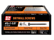 #6 x 1-5/8-in Bugle Coarse Thread Drywall Screws