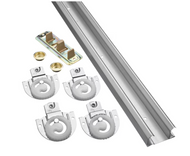 8-Piece 60-in Bi-pass Door Sliding Closet Door Track Kit