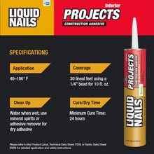 Load image into Gallery viewer, Off-white Interior Construction Adhesive (10-fl oz)
