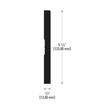Load image into Gallery viewer, 1/2-in x 5-1/4-in x 12-ft Craftsman Primed Pine 431 Baseboard Moulding
