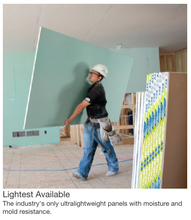 Load image into Gallery viewer, 1/2 in. x 4 ft. x 8 ft. UltraLight Mold Tough Drywall
