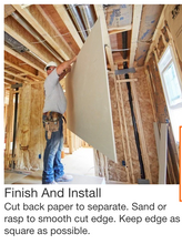 Load image into Gallery viewer, 1/2 in. x 4 ft. x 8 ft. UltraLight Mold Tough Drywall
