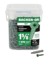 #9 x 1-5/8 in. Serrated Flat Head Star Drive Cement Board Screws (575-Pack)