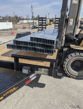 Load image into Gallery viewer, forklift / trailer - steel studs and tracks delivery.  Construction and building materials
